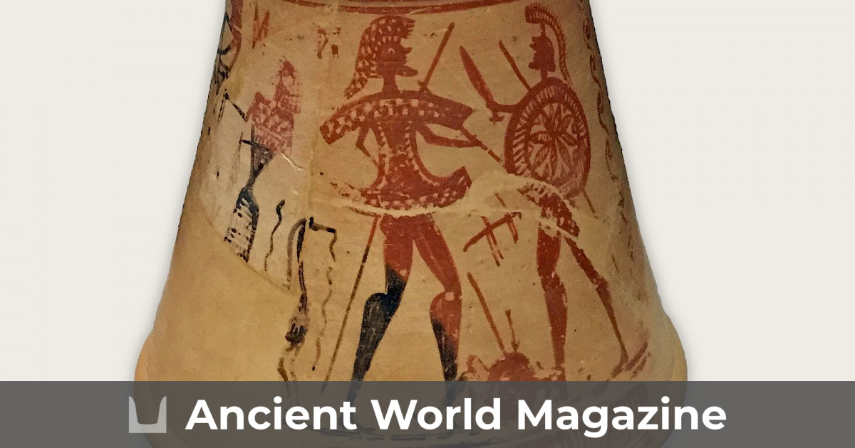 Fighting for a fallen comrade A stand from the Antikensammlung in