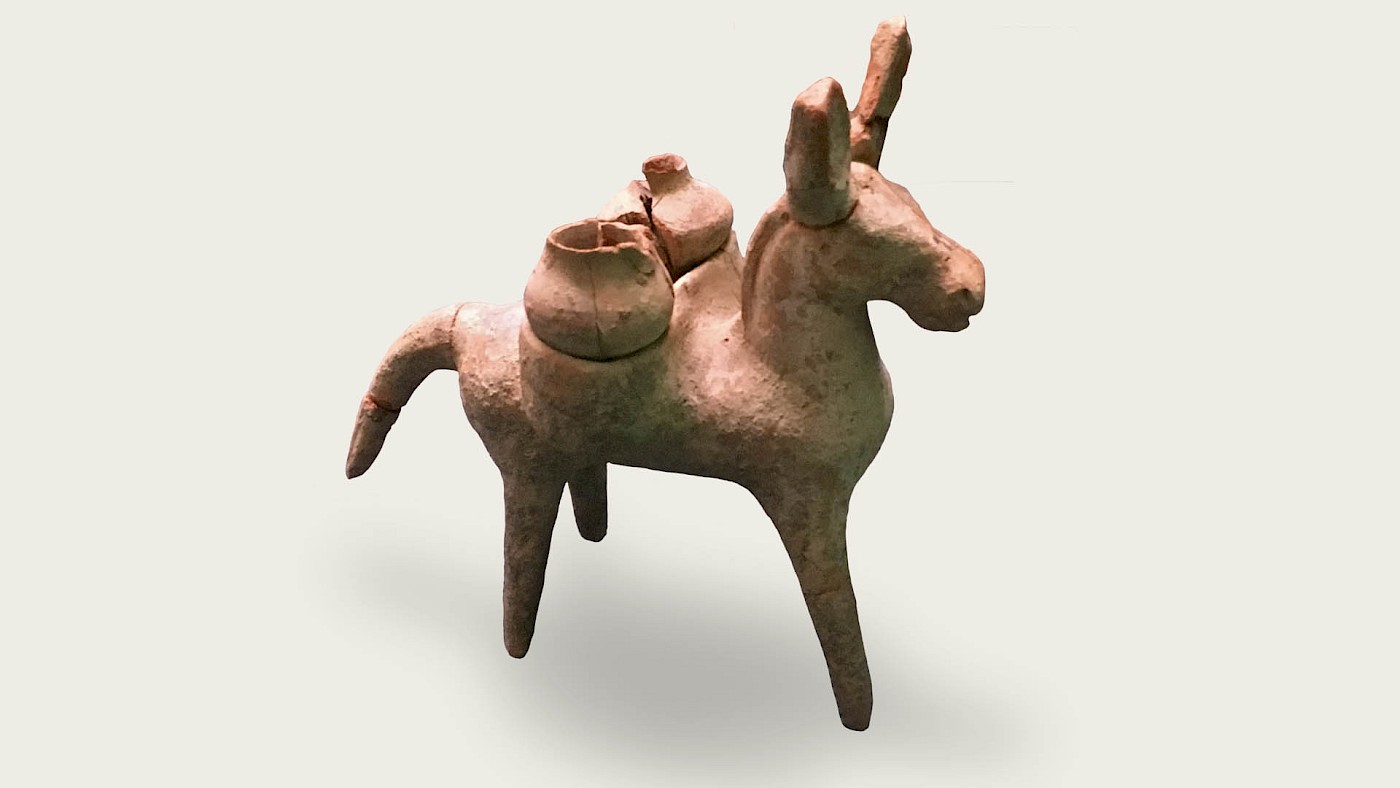A donkey figurine from Gubbio