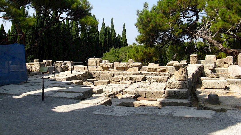 The temple to Athena