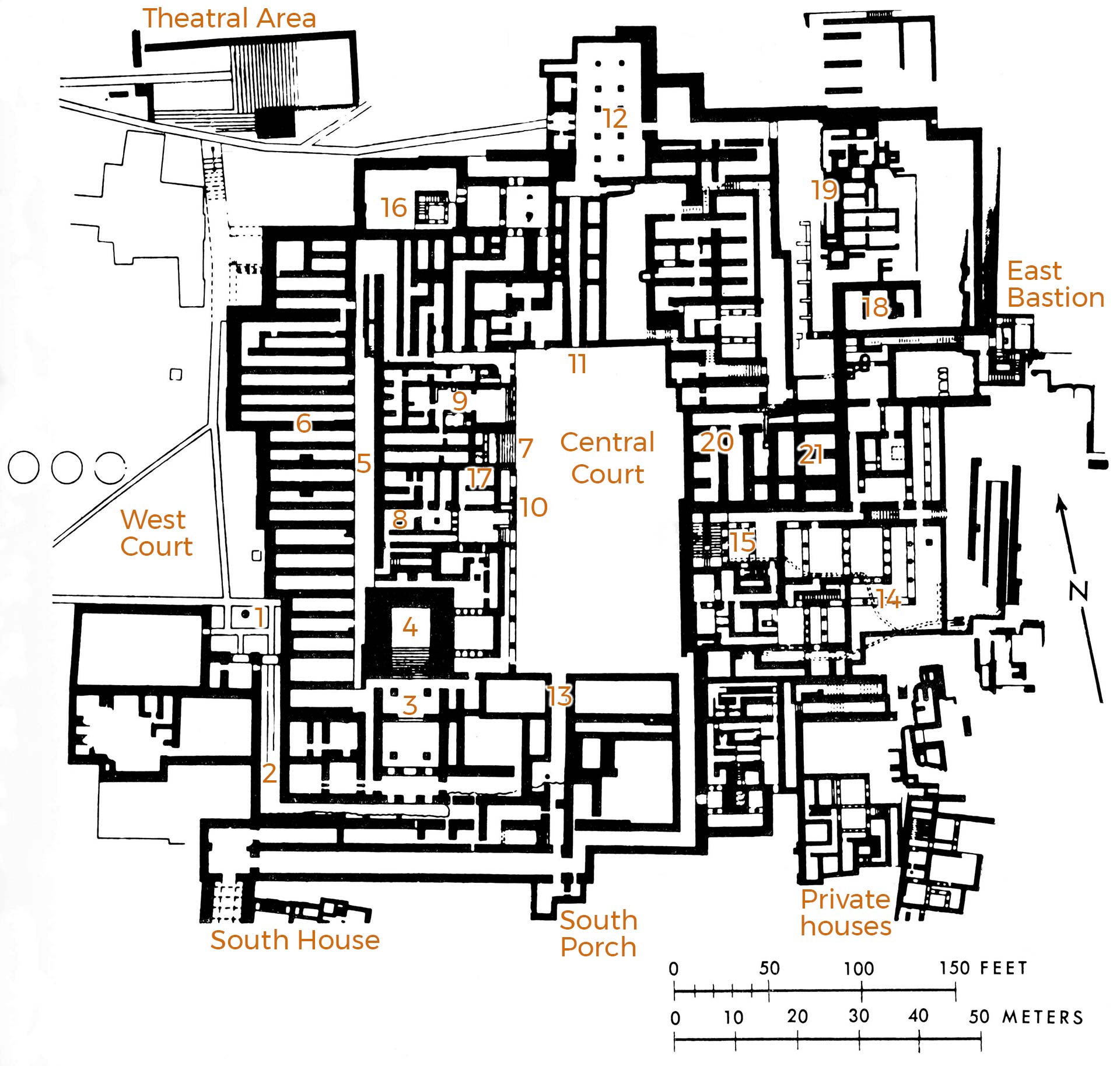 Palace Of Knossos Plan Palace Of Knossos Plan
