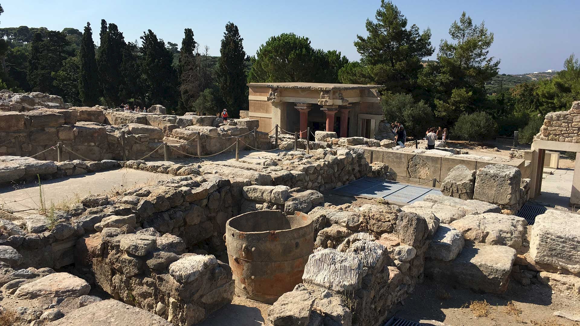 Home Of The Minotaur The Palace At Knossos Ancient World