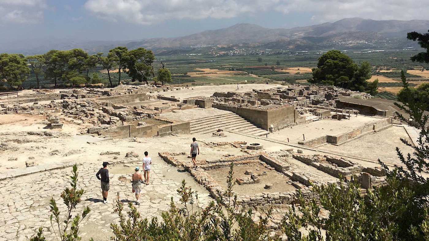 The palace at Phaistos