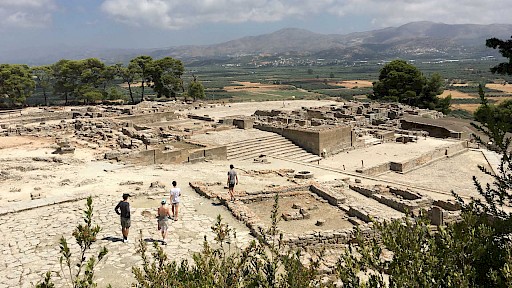 The palace at Phaistos