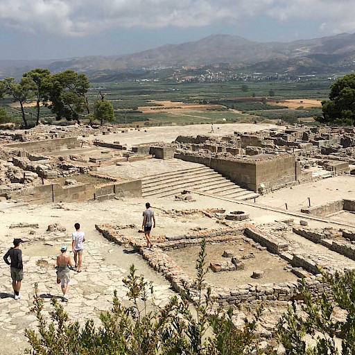 The palace at Phaistos