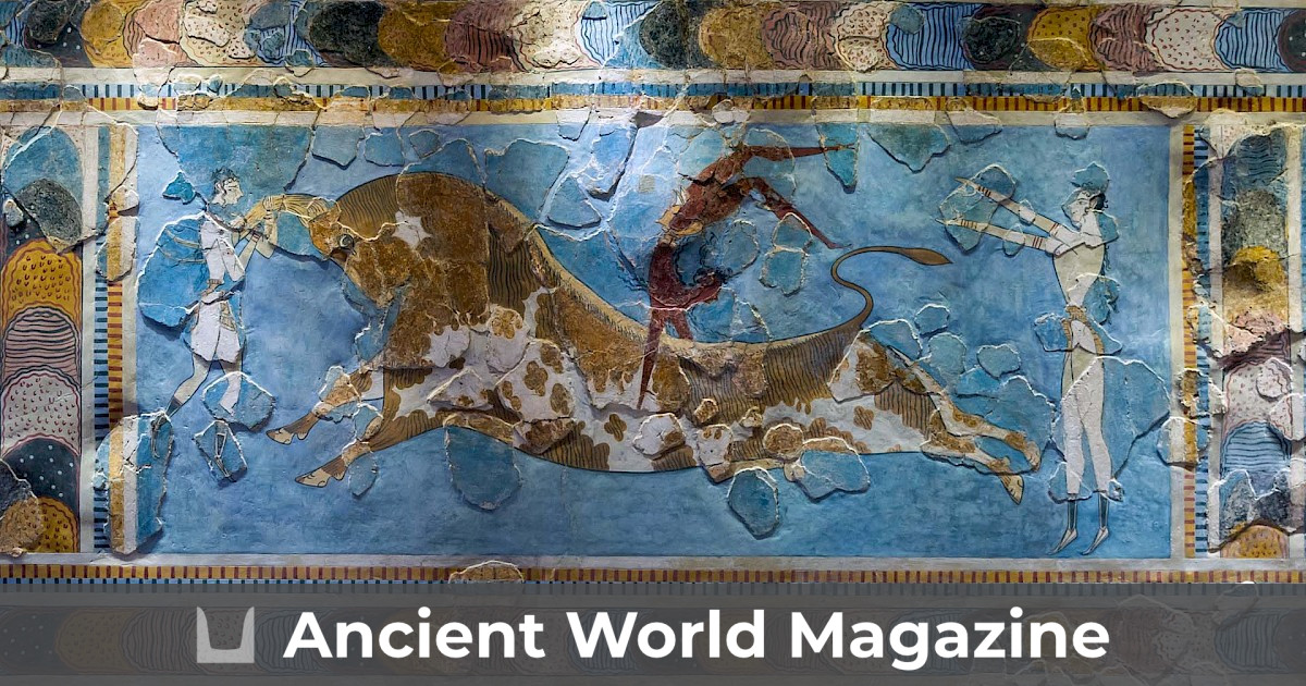 Jumping the bull The bullleaping fresco from Knossos Ancient World