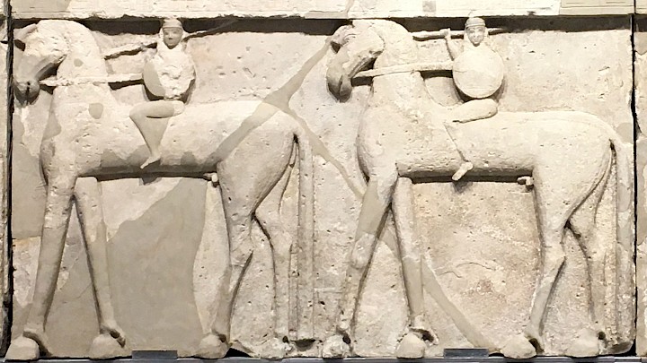 Armed riders from Crete